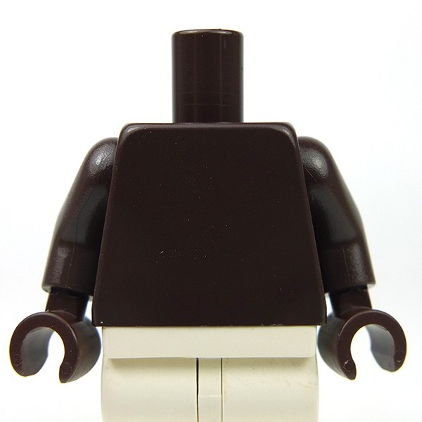 LEGO Pink Plain Minifig Torso with Dark Pink Arms and Yellow Hands