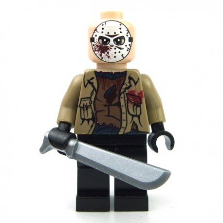 Lego eclipseGRAFX Custom Minifig - Jason Voorhees﻿ (Friday The 13th)