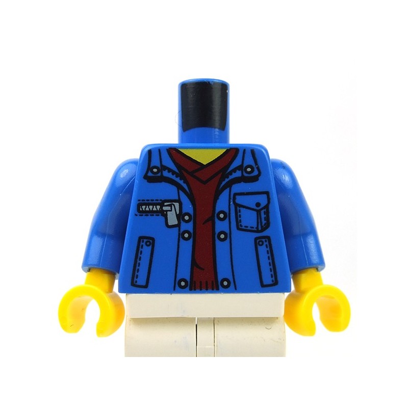 blue lego torso