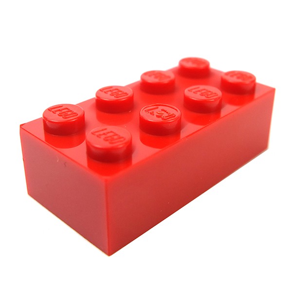 Lego Spare Parts Brick 2x4 (Red)