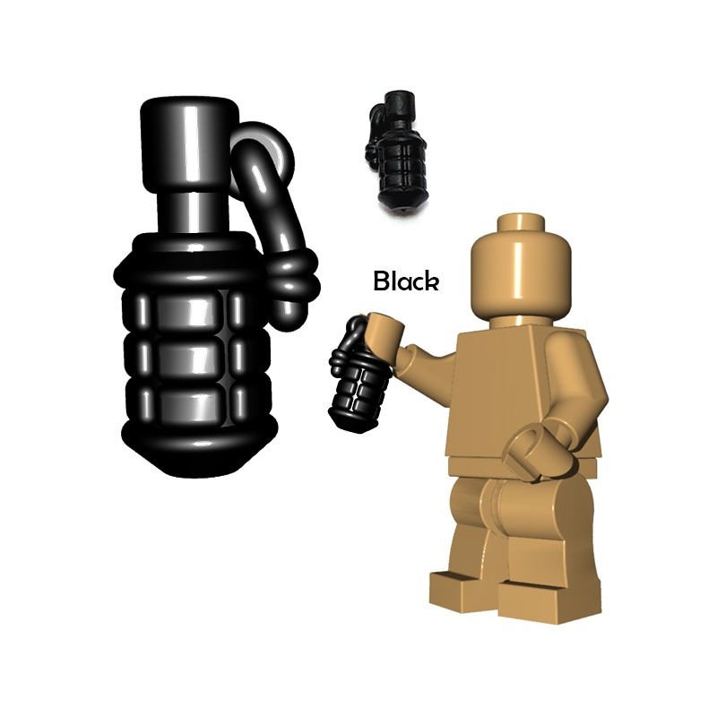 Information Samtykke Eller enten Lego Custom Minifig Accessories BrickWarriors Japanese Grenade (Black)﻿