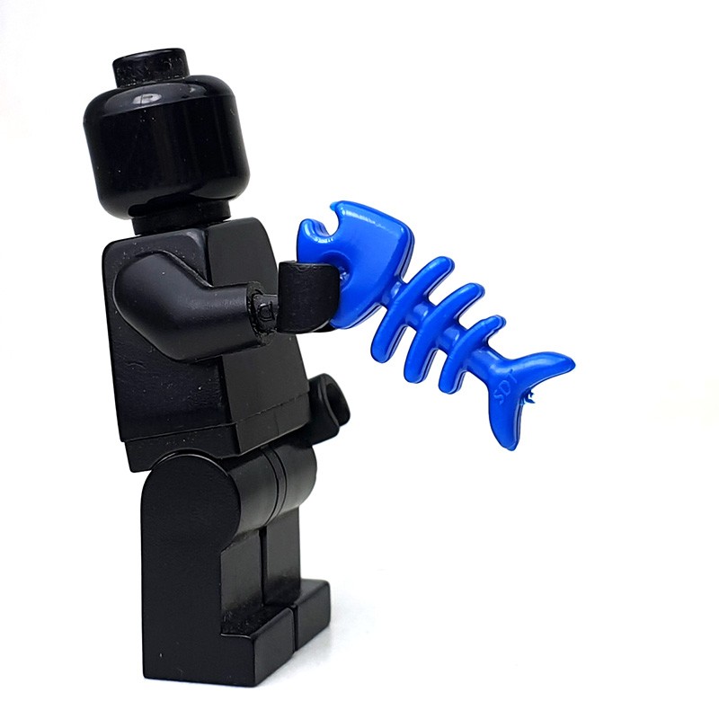 Eve flydende flygtninge Lego Custom Minifig Accessories Si-Dan Toys Fishbone (Blue)