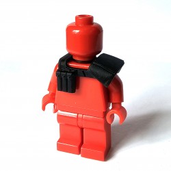 Lego Minifig Armes à feu CombatBrick MP7 (noir) (La Petite Brique)