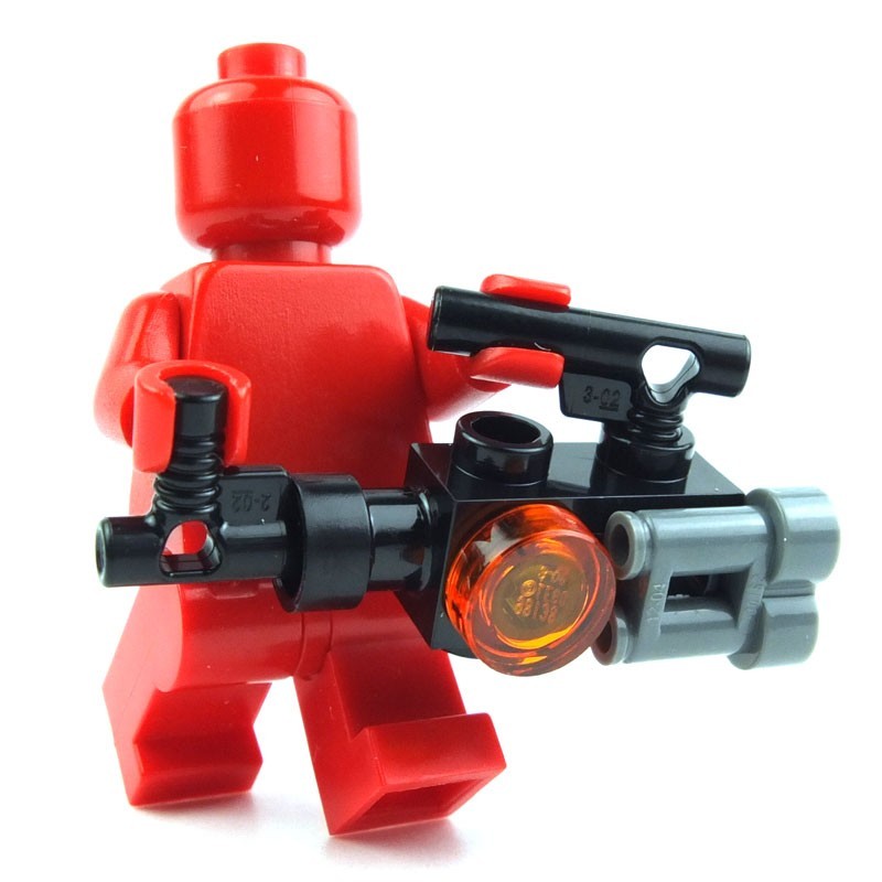 Lego Accessoires Minifig Pistolet de Paintball (Noir)