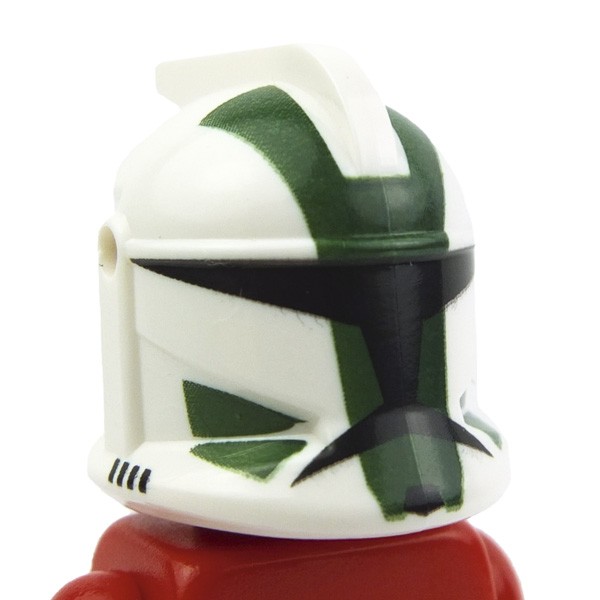 Lego Star Wars White Minifig, Headgear Helmet SW Clone Commander Gree (La Petite Brique)